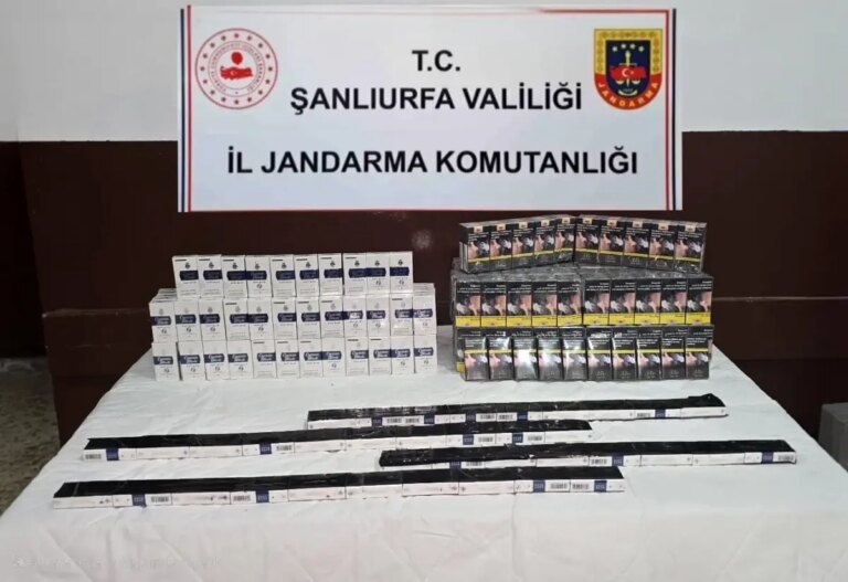 sanliurfada 460 paket kacak sigara ele gecirildi w5RaxGRB